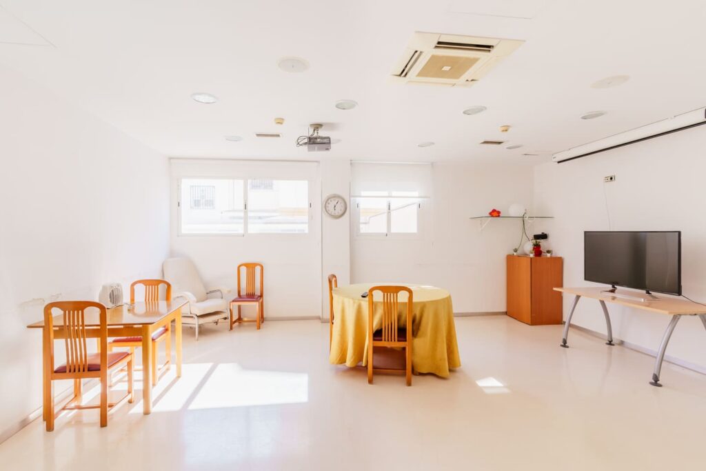 Sala de entretenimiento en Residencial Costa Nevada